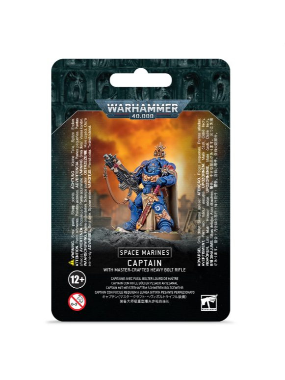 Games-Workshop W40k: Space Marines - Captain with Master-crafted Heavy Bolt Rifle (1 figurka)