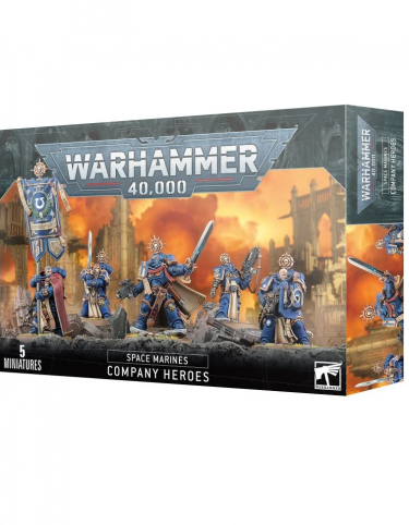W40k: Space Marines - Company Heroes (5 figurek)