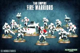 W40k: Tau Empire Fire Warriors (10+3 figurky)