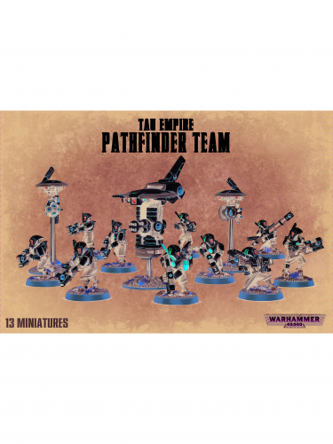 W40k: Tau Empire Pathfinder Team (10+3 figurky)
