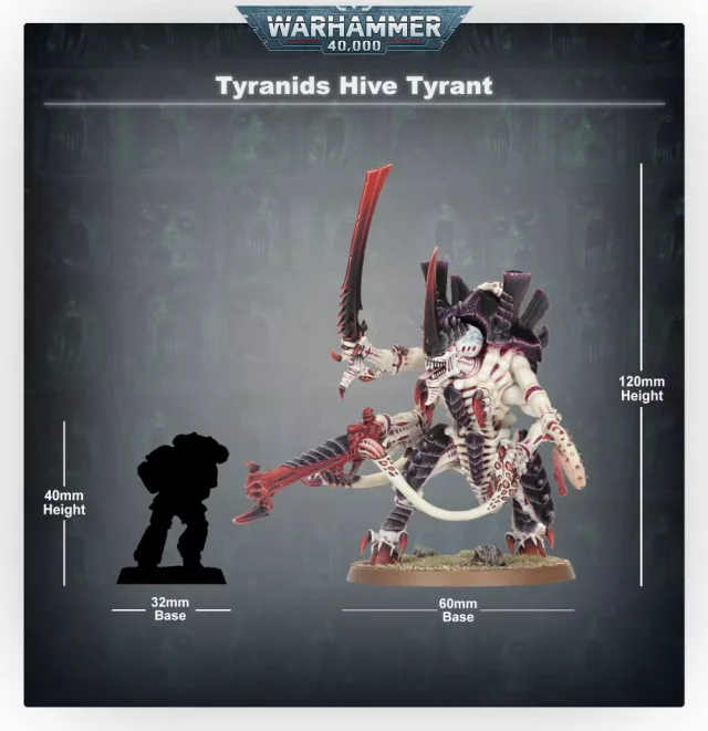 W40k: Tyranids - Hive Tyrant (1 figurka)