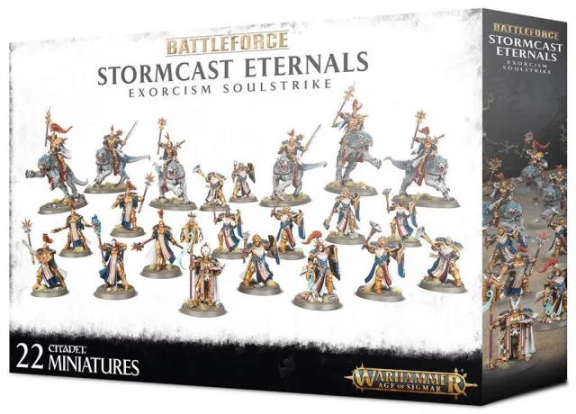 W-AOS: Battleforce: Stormcast Eternals Exorcism Soulstrike (22 figurek)