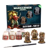 Warhammer 40.000 - Citadel Death Guard + Paint Set (3 figurky, 6 barev a štětec) (poškozený obal)