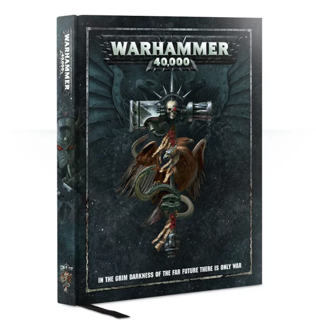 Warhammer 40000 rulebook (poškozený obal)