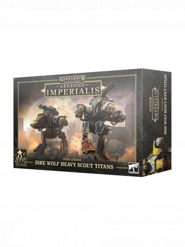 Warhammer: Horus Heresy - Legions Imperialis - Titan Legions Dire Wolf Heavy Scout Titans (2 figurky)