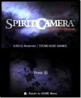 Spirit Camera: The Cursed Memoir 3DS (WII)