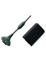 XBOX 360 Play and Charge Kit (Natec Genesis) (černý) (X360)