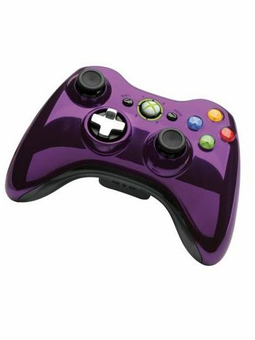 Xbox 360 Wireless Controller Chrome (fialový) (X360)