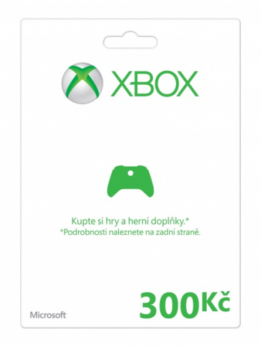Xbox Live předplacená karta 300 Kč (X360)