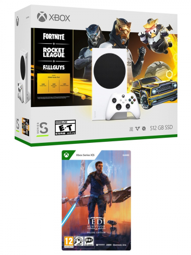 Konzole Xbox Series S 512GB - Holiday Bundle + Star Wars Jedi: Survivor (XBOX)