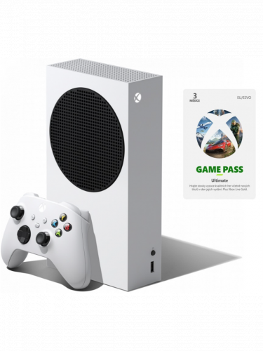 Konzole Xbox Series S 512GB + předplatné Xbox Game Pass Ultimate (3 měsíce) (XBOX)
