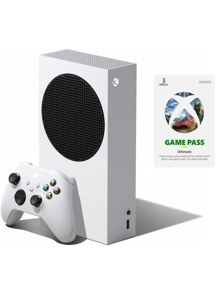 Techdata Konzole Xbox Series S 512GB + předplatné Xbox Game Pass Ultimate (3 měsíce)