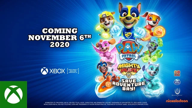 PAW Patrol Mighty Pups Save Adventure Bay | Announce Trailer