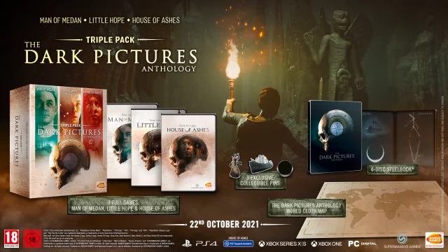 The Dark Pictures Anthology: Triple Pack (Man of Medan, Little Hope & House of Ashes) (XBOX)