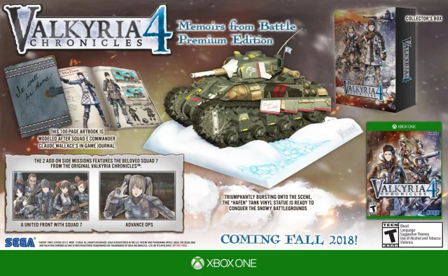 Valkyria Chronicles 4 - Memoirs from Battle Premium Edition (XBOX)