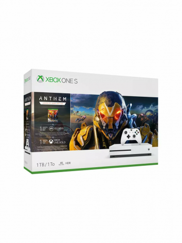 Konzole Xbox One S 1TB + Anthem (XBOX)