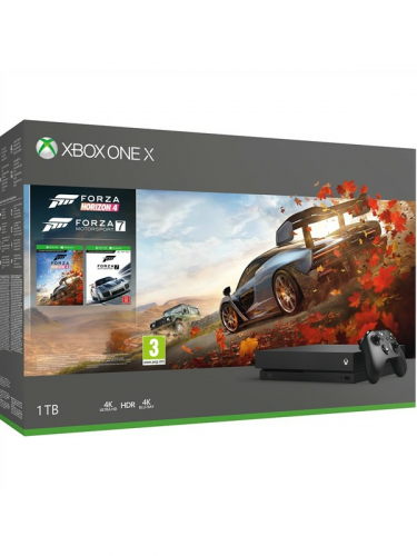 Konzole Xbox One X 1TB + Forza Horizon 4 + Forza Motorsport 7 (XBOX)