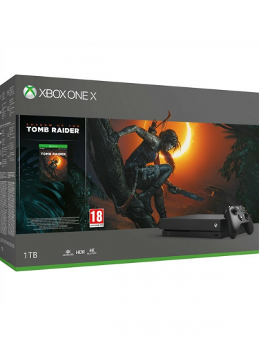 Konzole Xbox One X 1TB + Shadow of the Tomb Raider (XBOX)