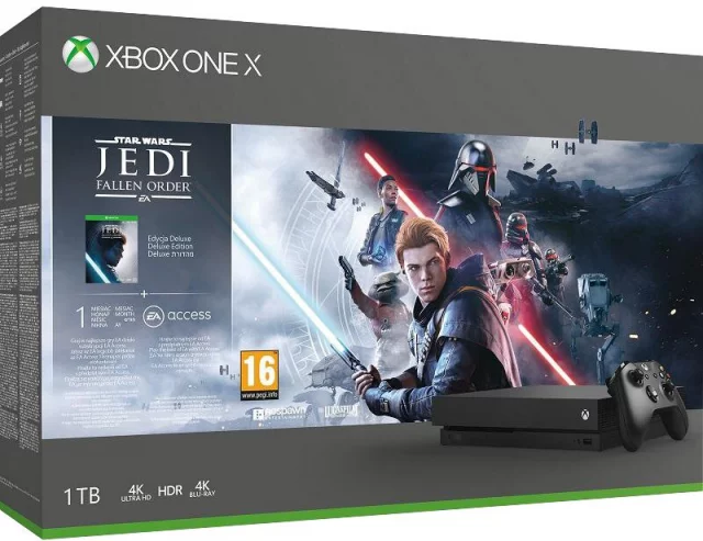 Konzole Xbox One X 1TB + Star Wars Jedi: Fallen Order