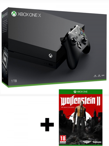 Konzole Xbox One X 1TB + Wolfenstein II: The New Colossus (XBOX)