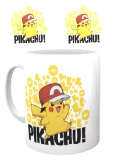 Hrnek Pokémon - Pikachu s čepicí
