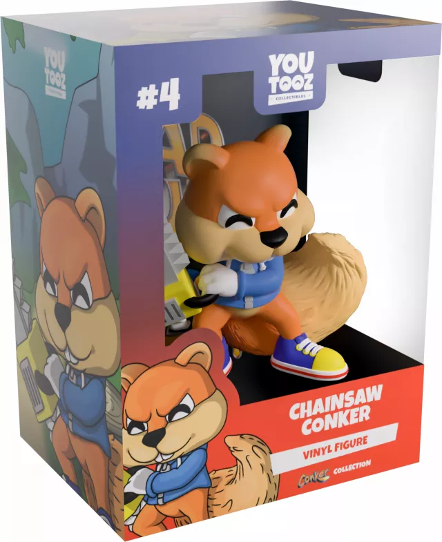 Figurka Conker's Bad Fur Day - Chainsaw Conker (Youtooz Conker's Bad Fur Day 4) - Figurky na hraní