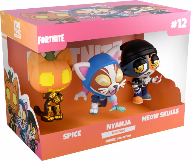 Figurka Fortnite - Spice, Nyanja and Meow Skulls (3-pack mini) (Youtooz Mini Fortnite 12) - Figurky na hraní