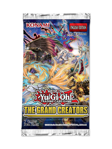 Karetní hra Yu-Gi-Oh! - The Grand Creators Booster (9 karet)