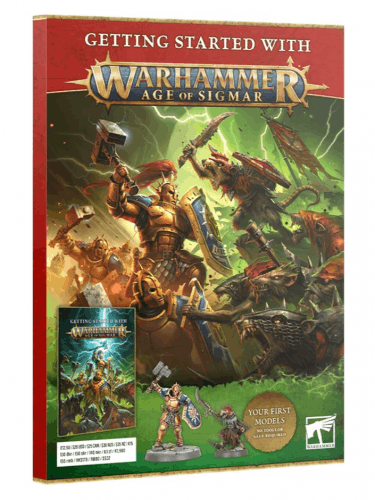 Kniha Getting Started with Age of Sigmar ENG (+ 2 figurky zdarma)