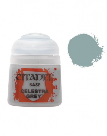 Citadel Base Paint (Celestra Grey) - základní barva, šedá