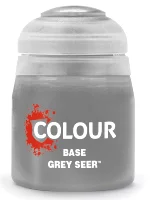 Citadel Base Paint (Grey Seer) - základní barva, šedá