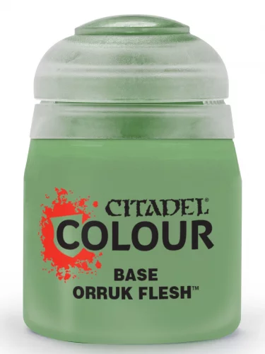 Citadel Base Paint (Orruk Flesh) - základní barva, zelená