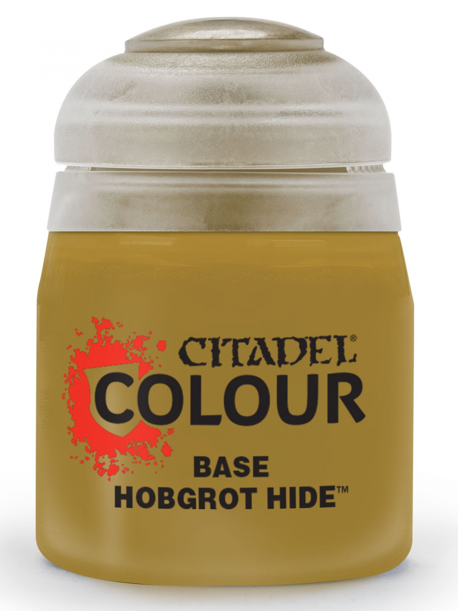 Games-Workshop Citadel Base Paint (Hobgrot Hide) - základní barva, žlutá