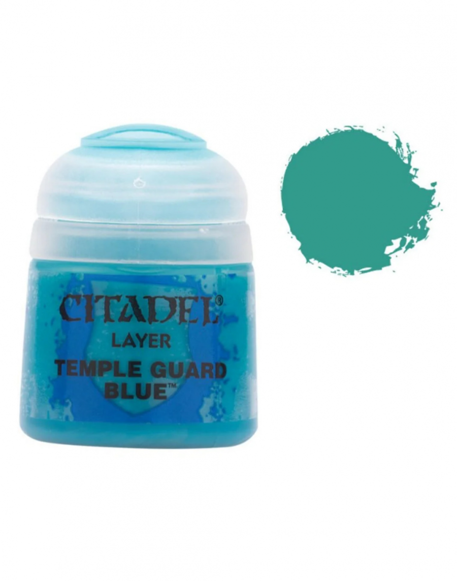 Games-Workshop Citadel Layer Paint (Temple Guard Blue) - krycí barva, modrá