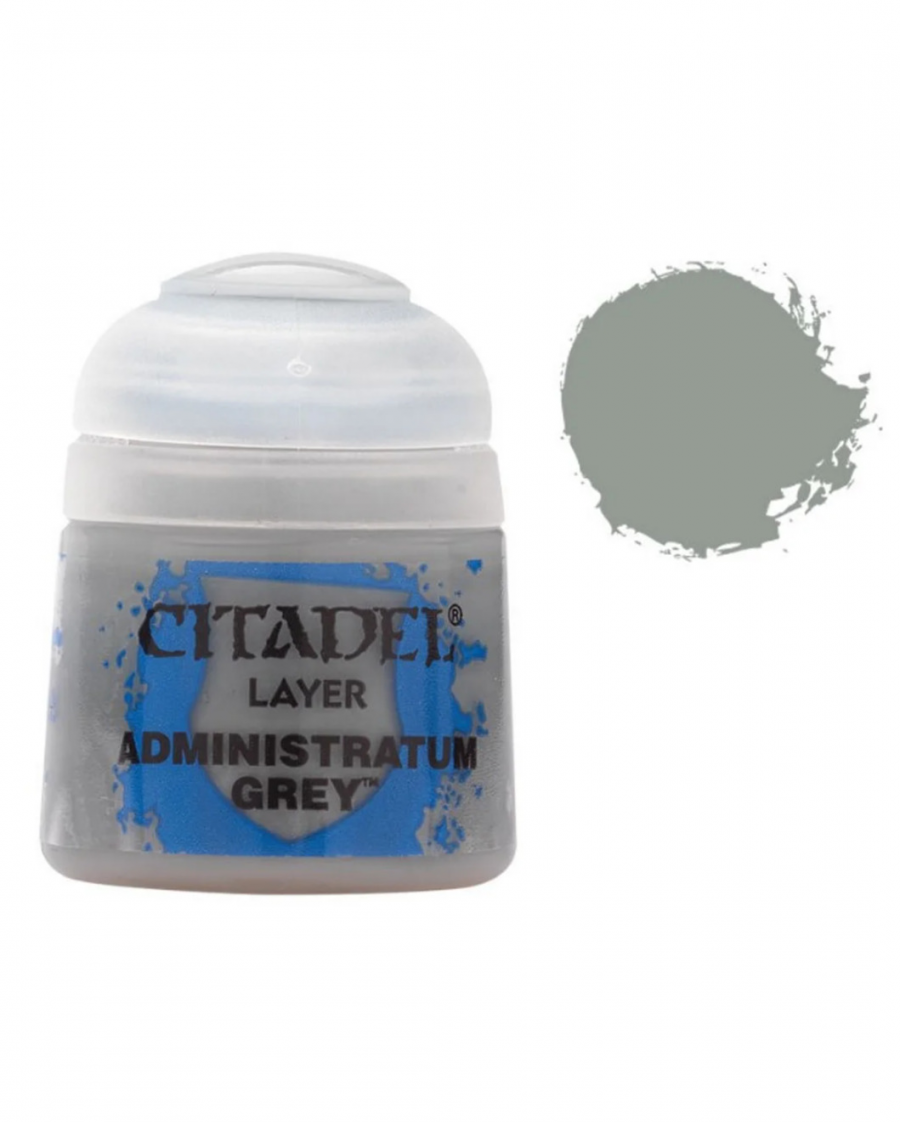Games-Workshop Citadel Layer Paint (Administratum Grey) - krycí barva, šedá