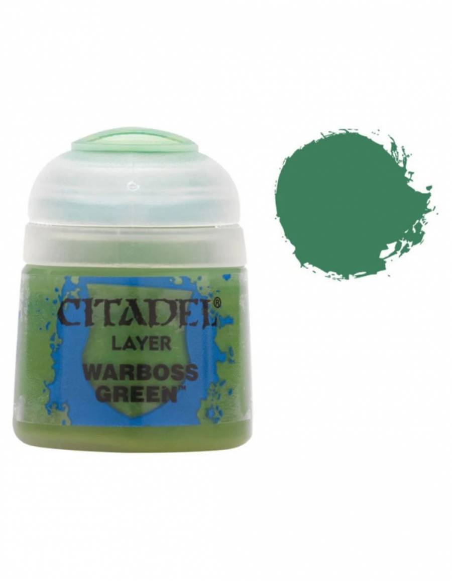 Games-Workshop Citadel Layer Paint (Warboss Green) - krycí barva zelená