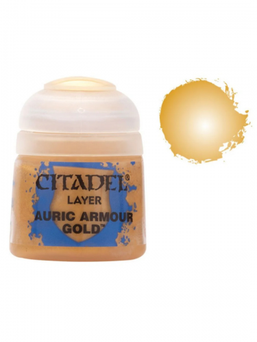 Citadel Layer Paint (Auric Armour Gold) - krycí barva, zlatá