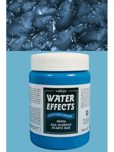 Water Effects (Atlantic Bluewater) - gelová barva, modrá (Vallejo)