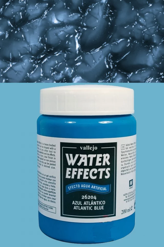 Water Effects (Atlantic Bluewater) - gelová barva, modrá (Vallejo)