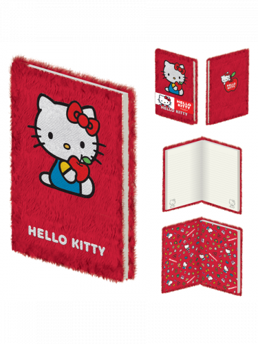Zápisník Sanrio - Hello Kitty Red Plush