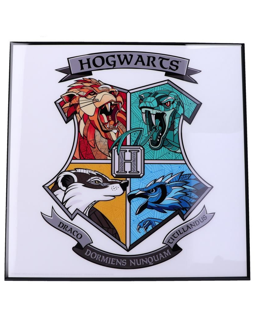 Nemesis Now Obraz Harry Potter - Hogwarts Crest Crystal Clear Art Pictures (Nemesis Now)