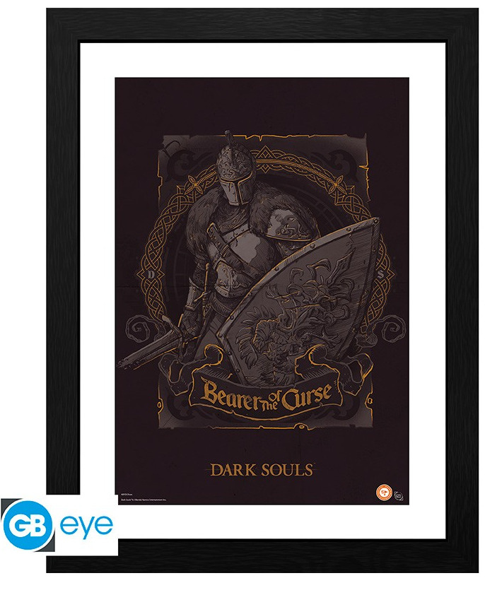 ABYstyle Zarámovaný plakát Dark Souls - Bearer of the Curse