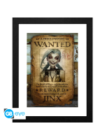 Zarámovaný plakát League of Legends - Jinx Wanted