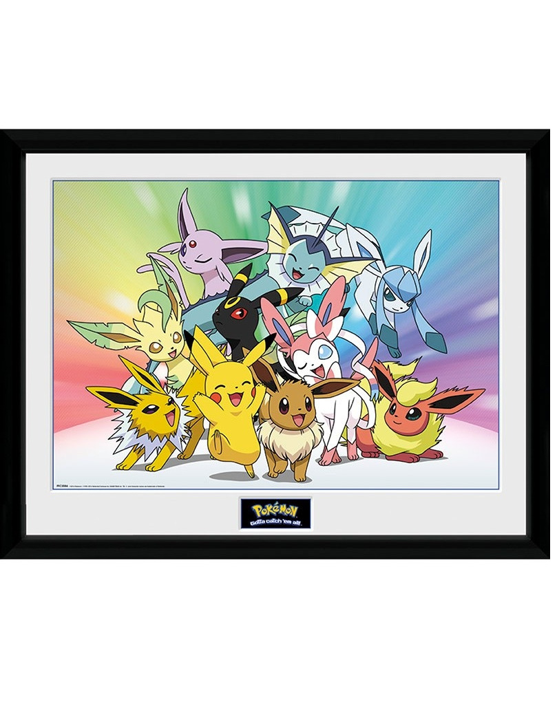 ABYstyle Zarámovaný plakát Pokémon - Eevee