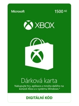 Dárková karta Xbox 1500 Kč (XONE DIGITAL) (XONE)