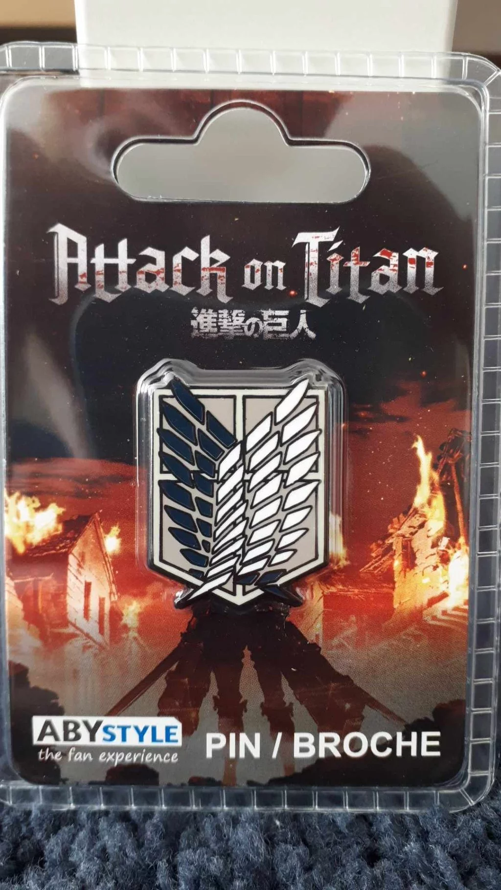 Attack On Titan Survey Corps Recon Corps Metal Pin – AOT Scouting Legion Badge